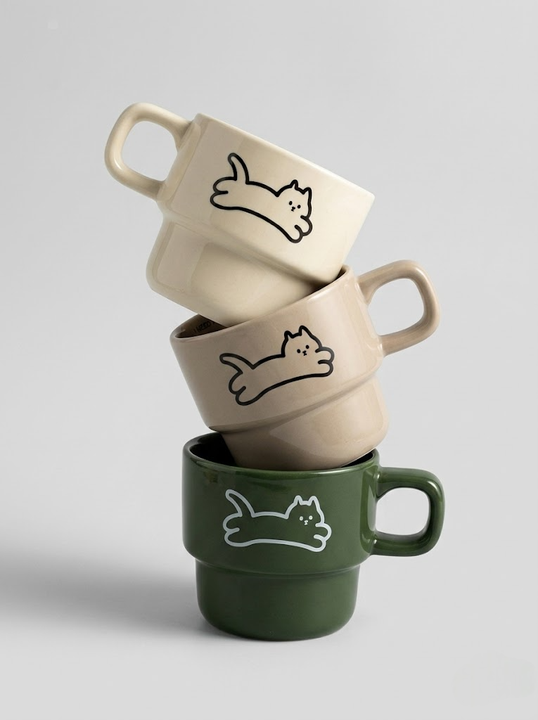 Running Cat Cups