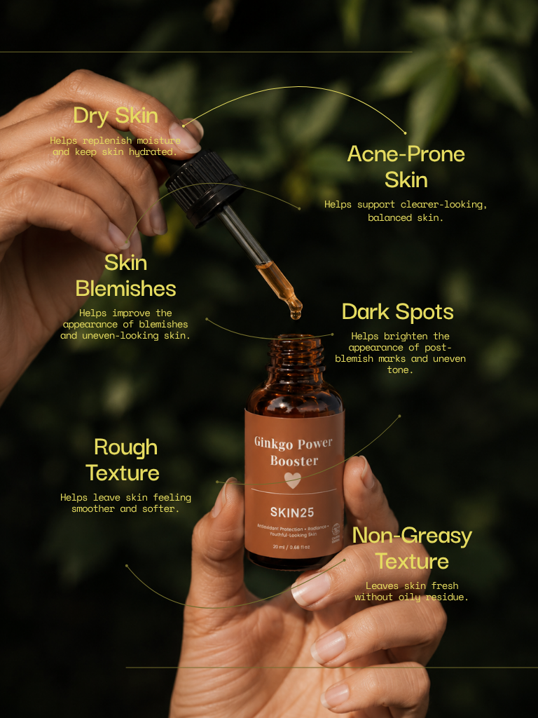 Antioxidant Ginkgo Gel Power Booster Serum